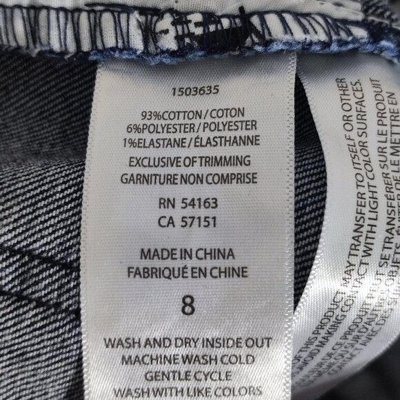 Calvin Klein Jeans women's size 8 dark wash blue High rise Skinny leg denim - Picture 8 of 16